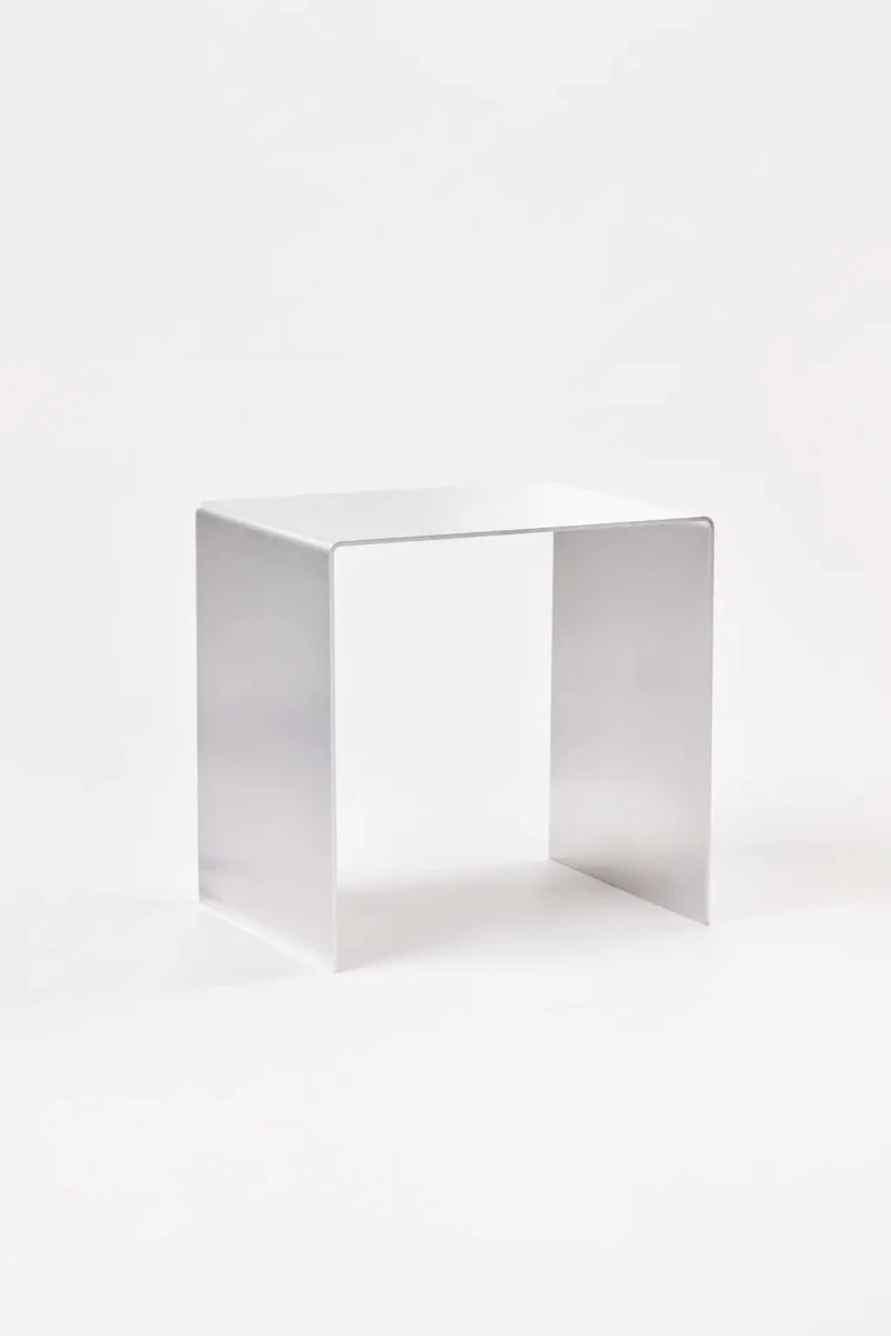 FARO_1 | Aluminum corner table, 40 cm - FRAME